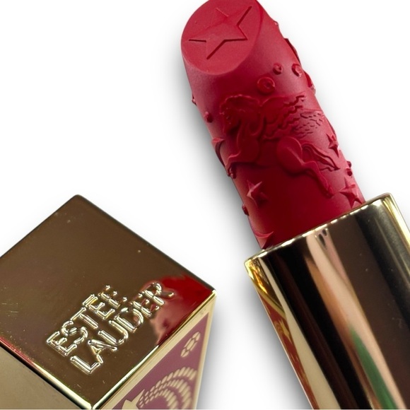Estee Lauder Limited Edition Starlet Red Lipstick - Picture 2 of 3